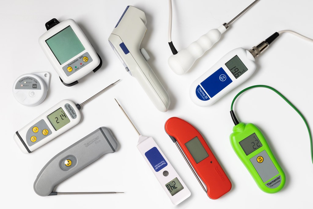 Digital Thermometers of different temperatures