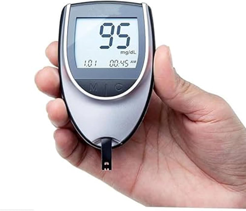 Glucometer with strips