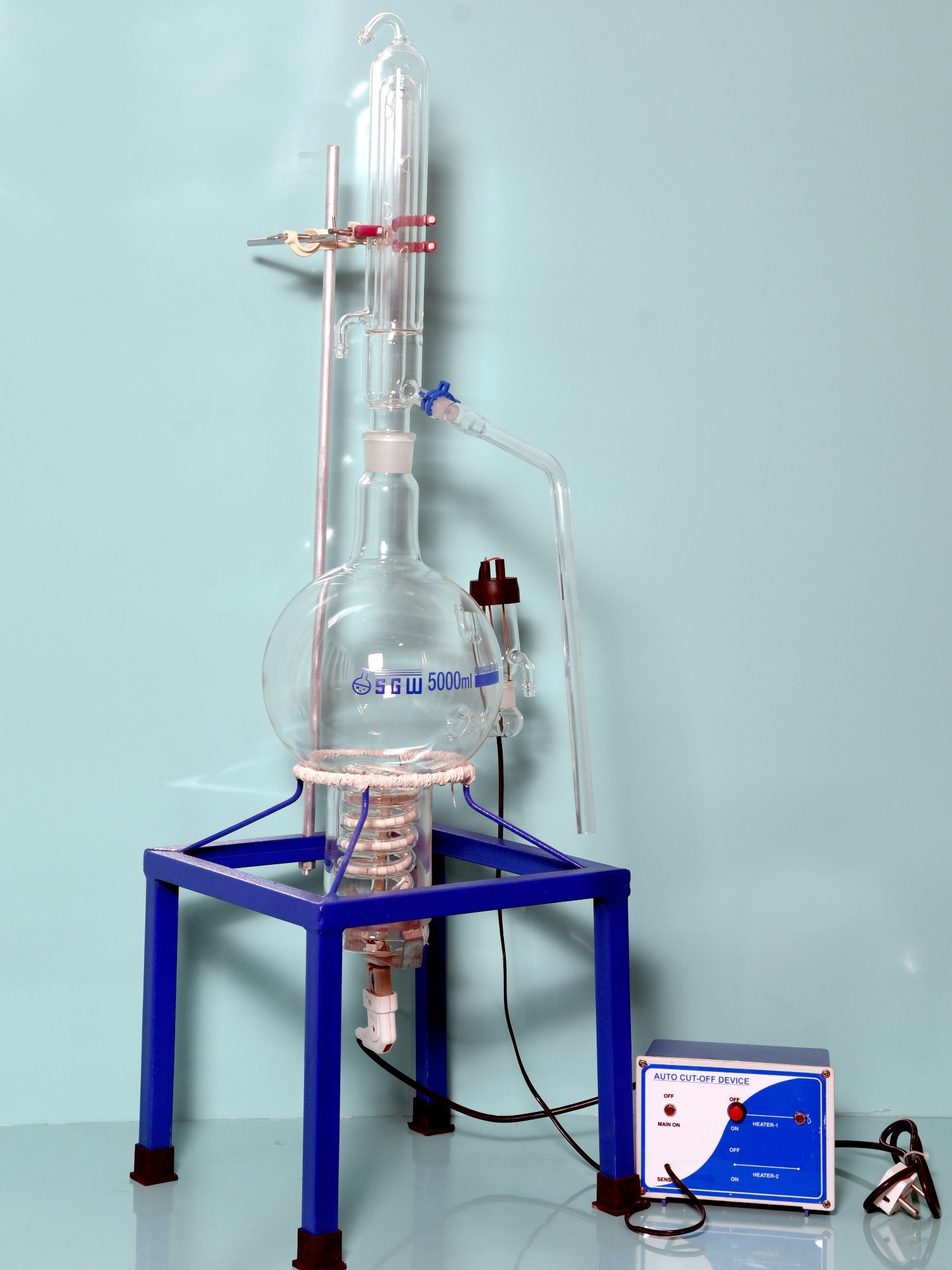All glass distillation apparatus 5 ltr- Single