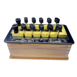 Resistance Box Heavy In Teak Box 100 Ohms